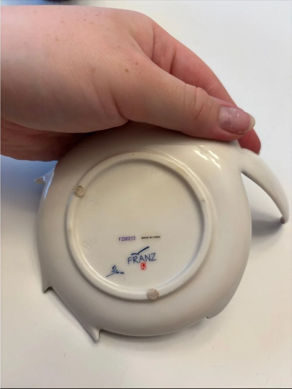 Franz Porcelain Butterfly Papillon Tea Cup and Saucer Set